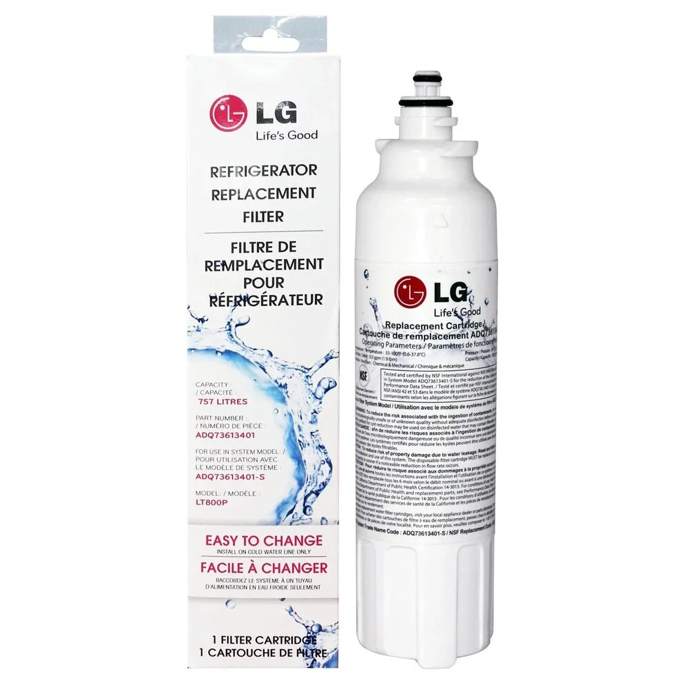 LG LT800PC Refrigerator Water Filter Replacement French Door Side-by-Side